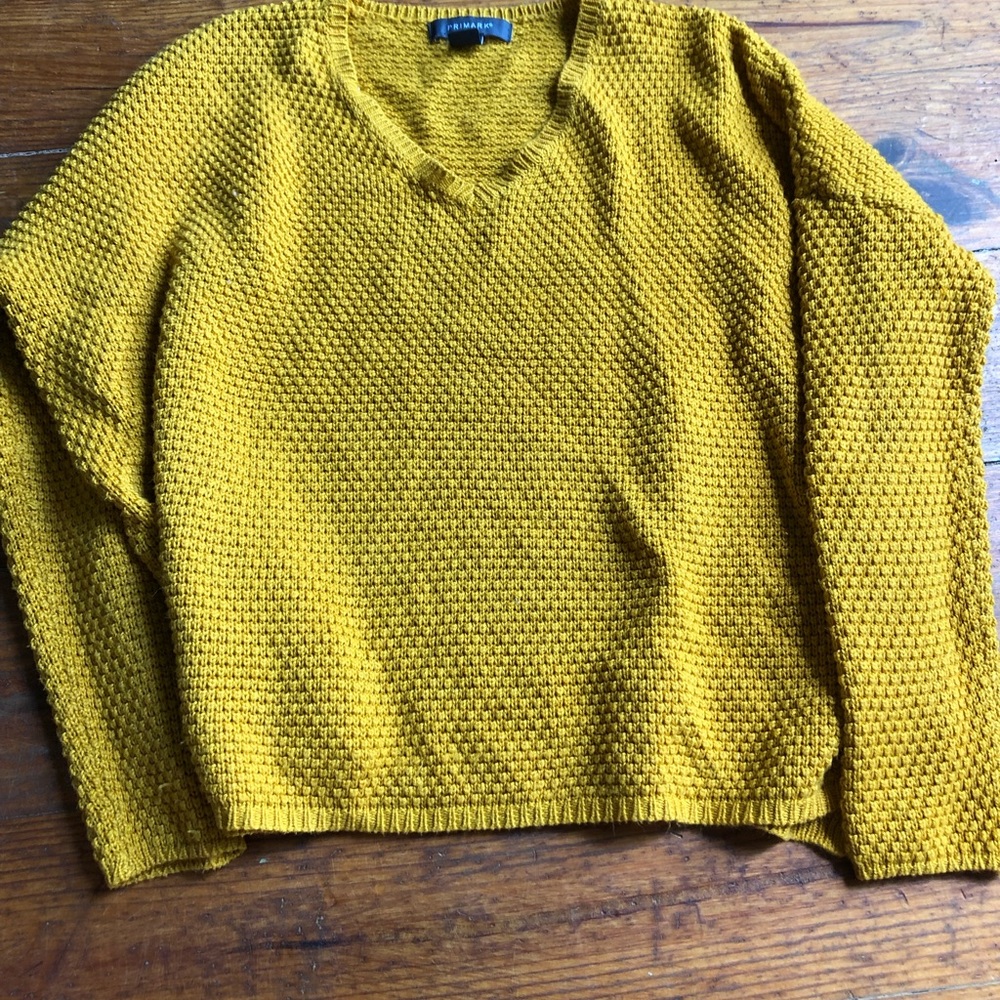 Yellow sweater